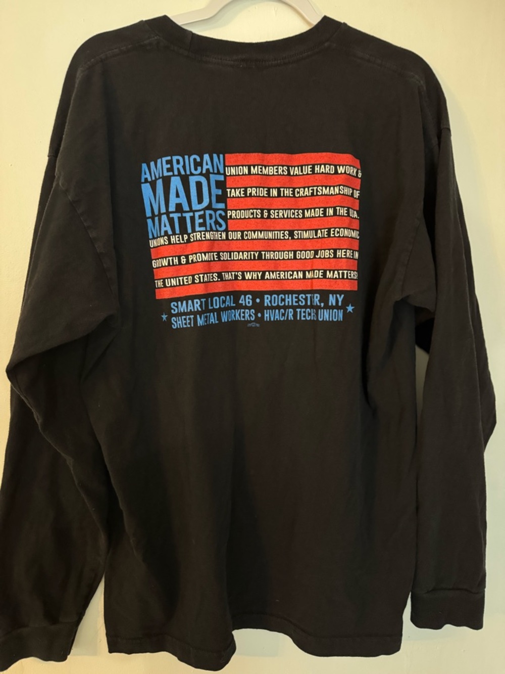 American Made Matters Long Sleeve Shirt - Black